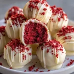 Grinchy Red Velvet Cake Balls Recipe