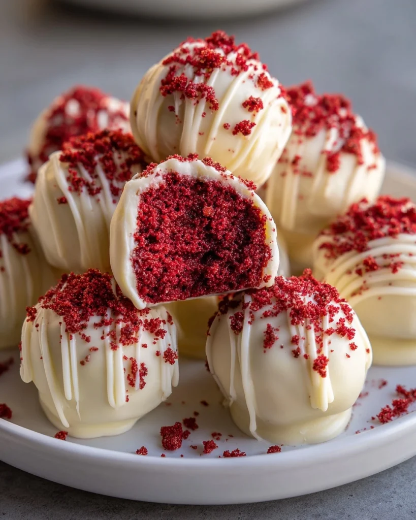 Grinchy Red Velvet Cake Balls Recipe