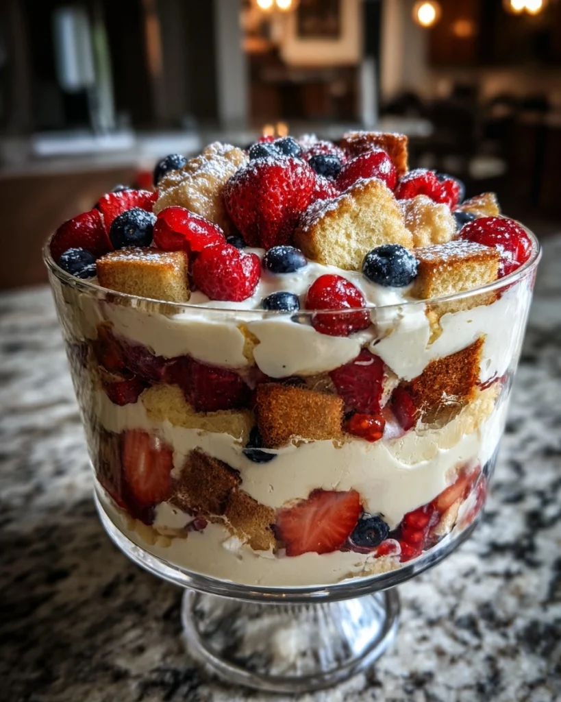 Holiday Berry Trifle Recipe