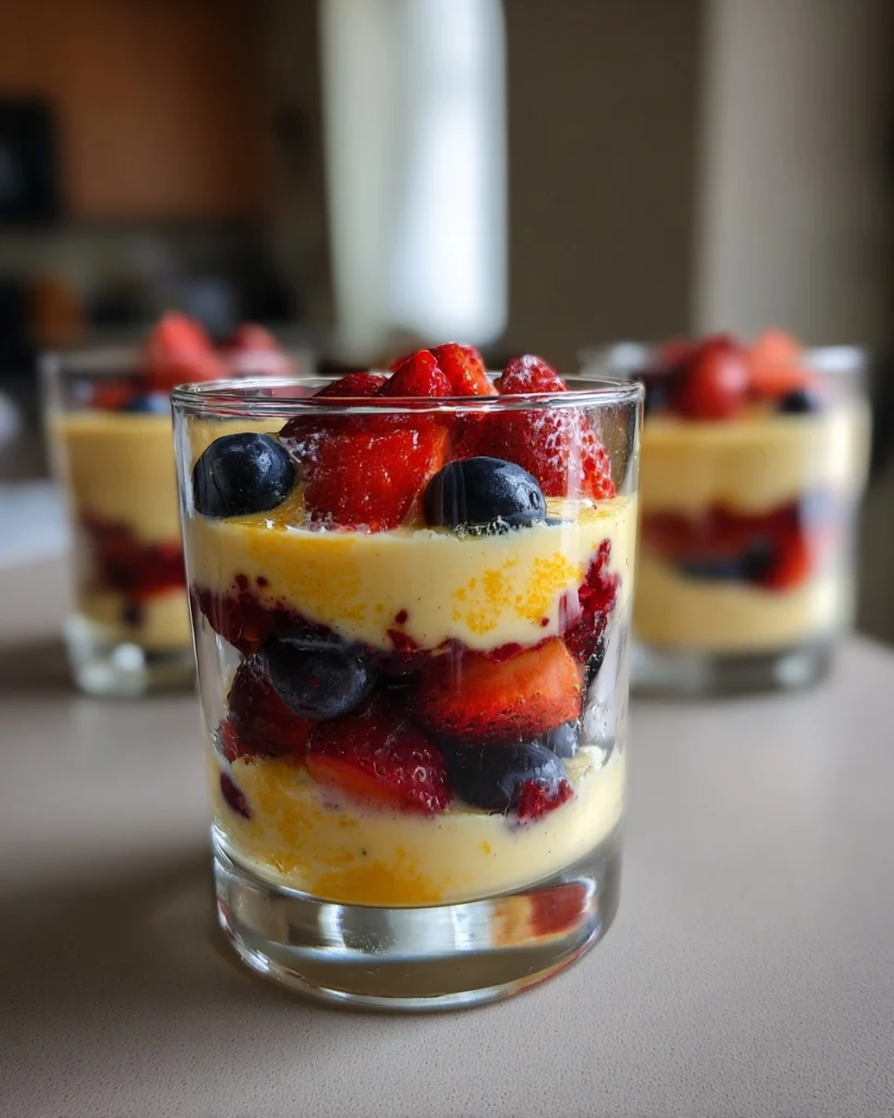 Lemon Berry Mini Trifles Recipe