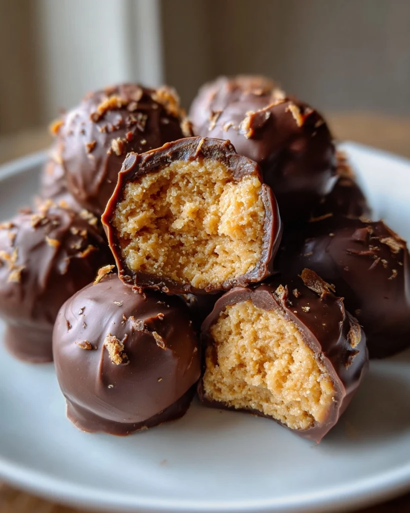 Old-Fashioned Peanut Butter Balls Recipe