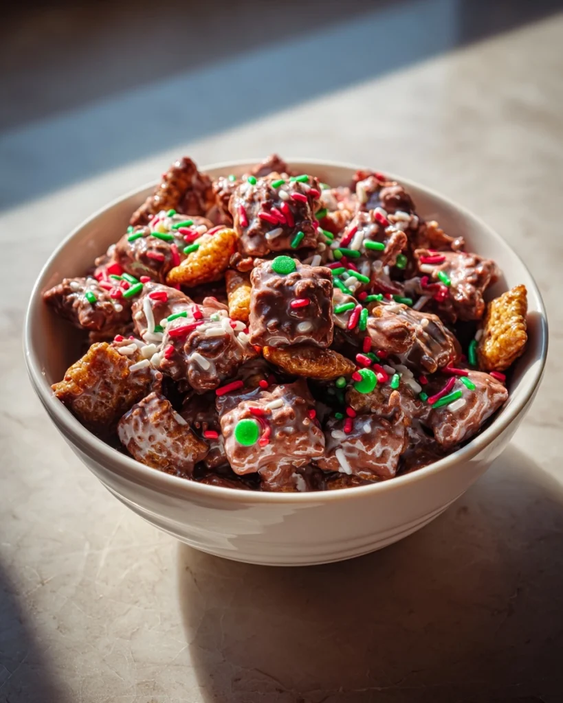 Reindeer Food (Christmas Puppy Chow) Recipe