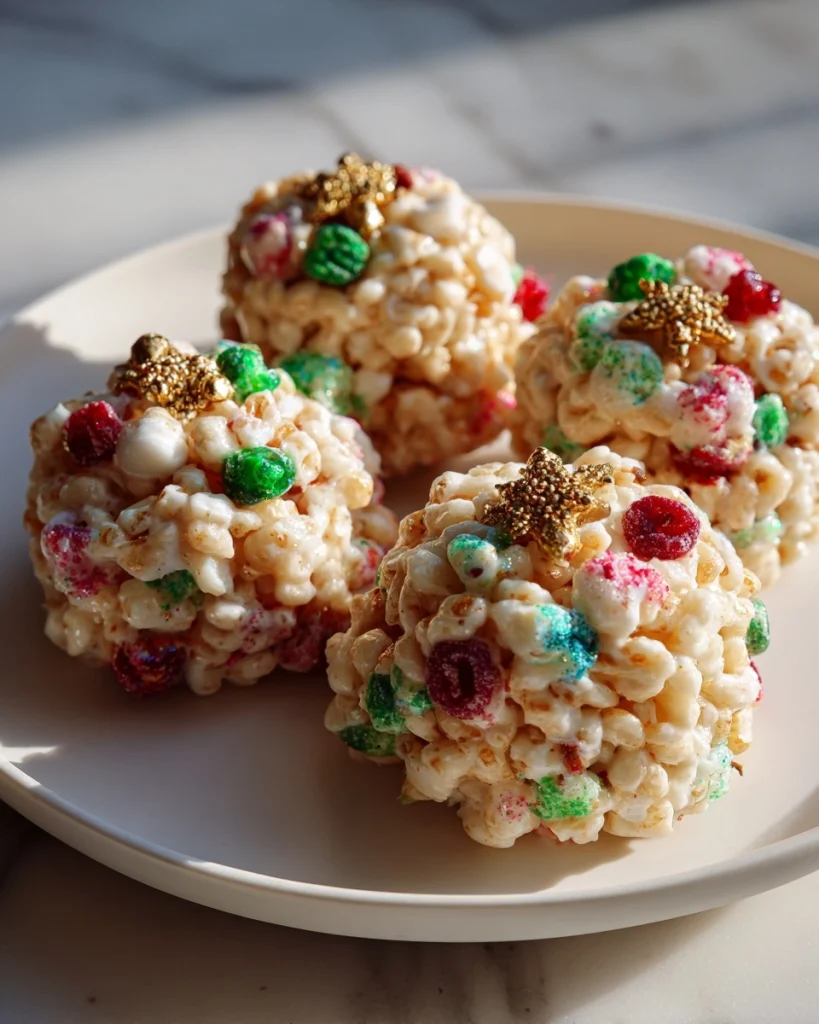Rice Krispie Christmas Puddings Recipe