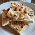White Toasted Almond Bark with Sea Salt Recipe