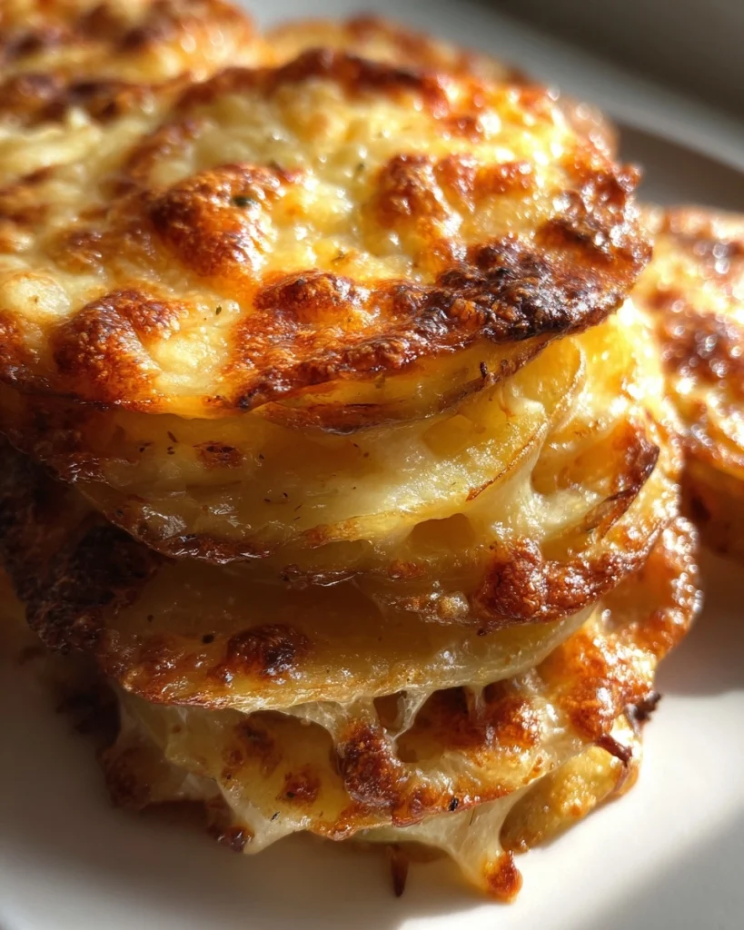 Cheesy Mini Potato Gratin Stacks (Fancy but Easy)