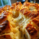 Cheesy Pull-Apart Holiday Bread (The Party Showstopper!)