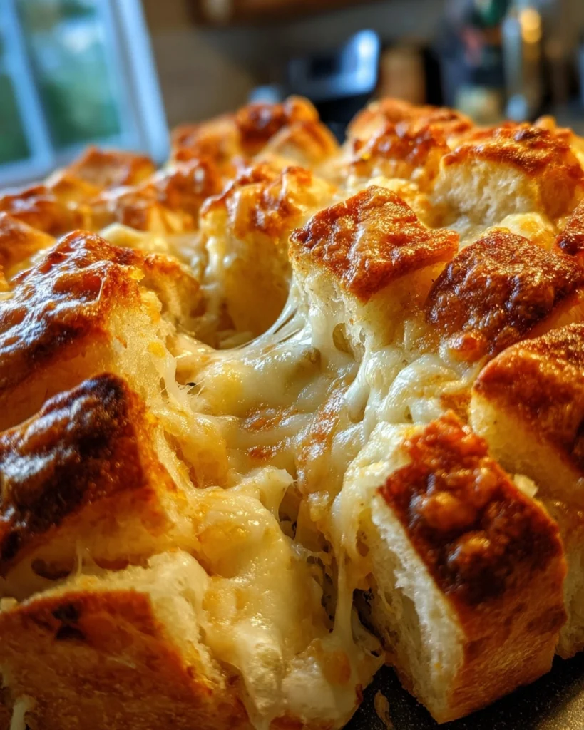 Cheesy Pull-Apart Holiday Bread (The Party Showstopper!)