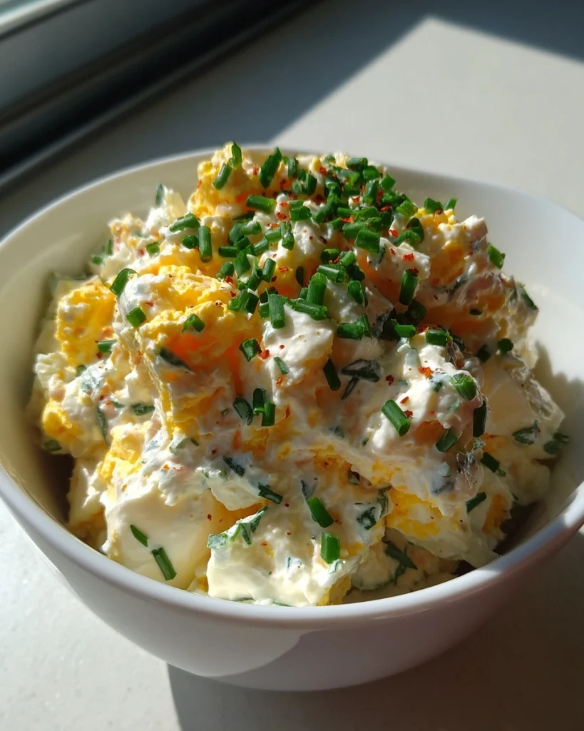 Creamy Cottage Cheese Egg Salad (Light, Tangy, Easy)