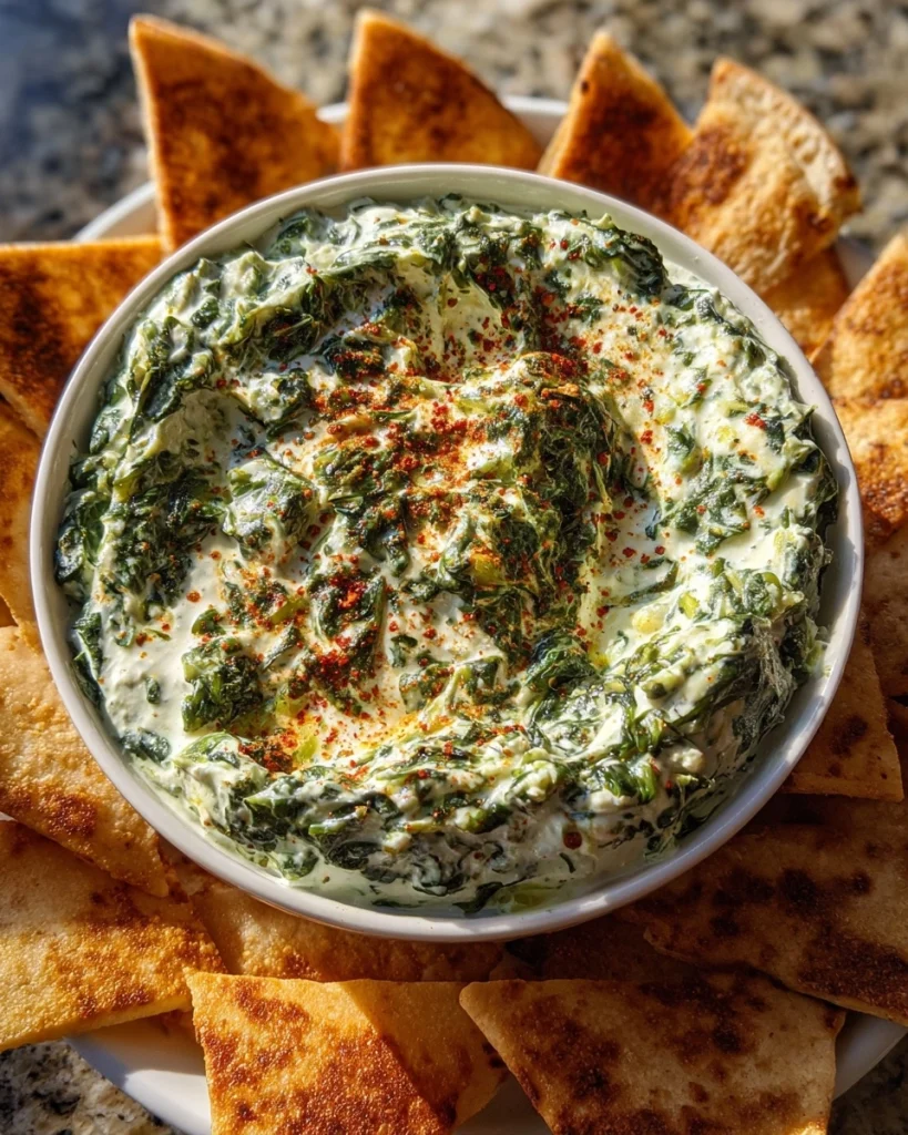 Creamy Greek Yogurt Spinach Dip (Better Than Store-Bought)