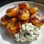 Crispy Lemon Potatoes with Dill Ricotta (Restaurant Vibes)
