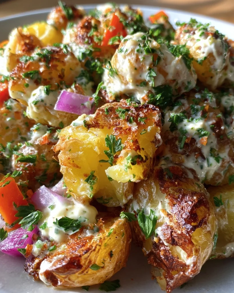Crispy Smashed Potato Salad (The Crunchy Upgrade!)