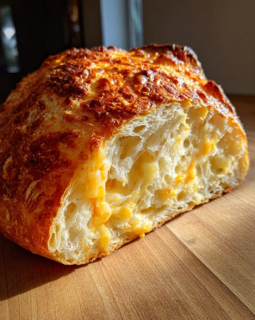 Dutch Oven Cheddar Bread (Cheesy, Golden, No Fuss)