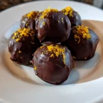 Healthy Dark Chocolate Orange Truffles (Sweet but Light!)