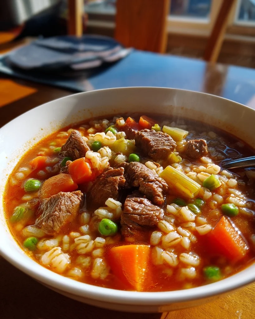 Hearty Beef Barley Soup (Cozy, Filling, Classic)