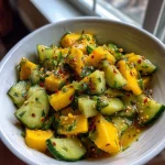 Mango Cucumber Chili-Lime Salad (Fresh + Spicy Kick!)