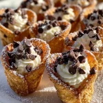Mini Cannoli Cups (Crispy, Creamy, and Party-Perfect)