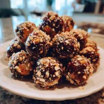 Peanut Butter Ball Truffles (3 Ingredients, No Bake!)