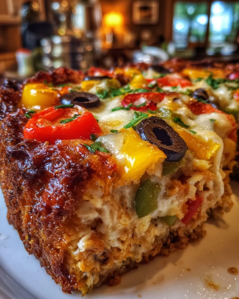 Pizza-Style Cottage Cheese Bake (High-Protein Comfort Food)