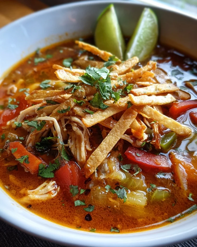 Spicy Chicken Tortilla Soup (Bold, Cozy, and Easy)