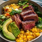 Steak Avocado Corn Bowl (Protein-Packed & So Satisfying)
